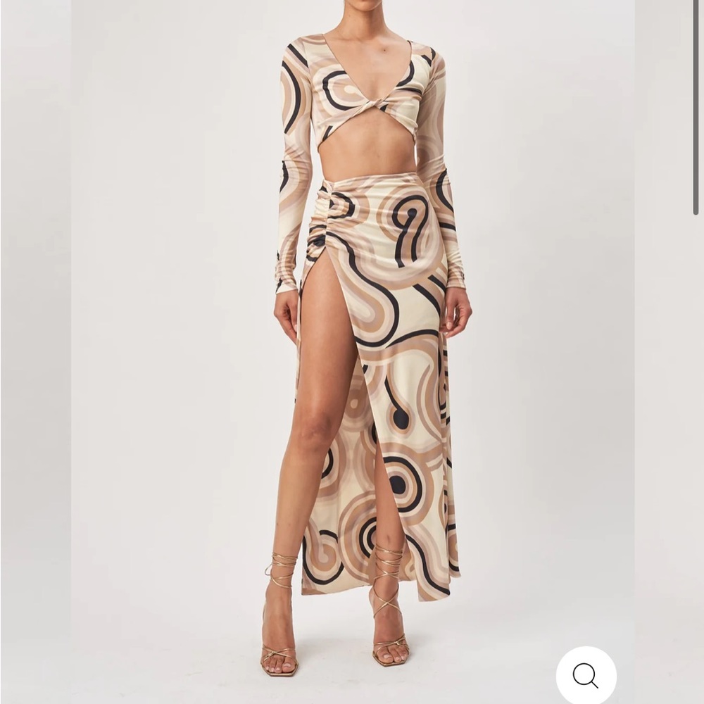 RONNY KOBO TONAL SWIRL MATCHING SET NEVER WORN